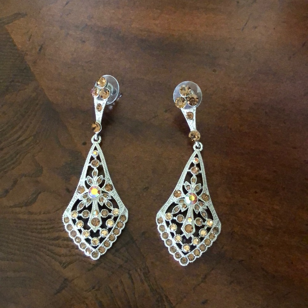 Silver earrings